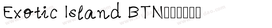 Exotic Island BTN字体转换